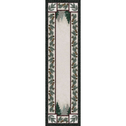 American Dakota Cabin Pine Forest Rug - Maize