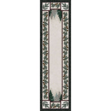 Load image into Gallery viewer, American Dakota Cabin Pine Forest Rug - Maize