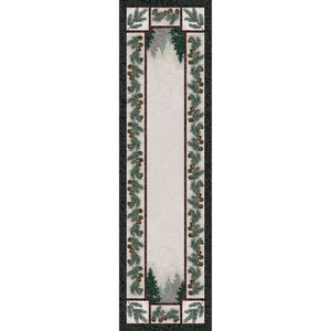 American Dakota Cabin Pine Forest Rug - Maize