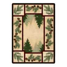 Load image into Gallery viewer, American Dakota Cabin Pine Forest Rug - Maize