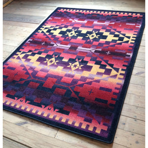 American Dakota Southwest Rainbow Blanket - Sunset