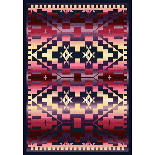 American Dakota Southwest Rainbow Blanket - Sunset