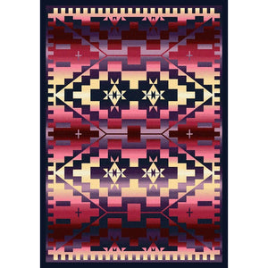 American Dakota Southwest Rainbow Blanket - Sunset
