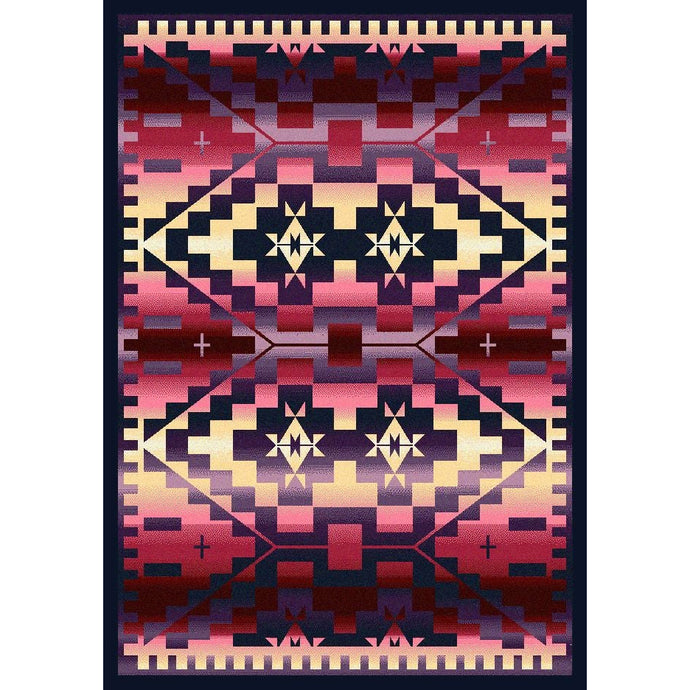 American Dakota Southwest Rainbow Blanket - Sunset