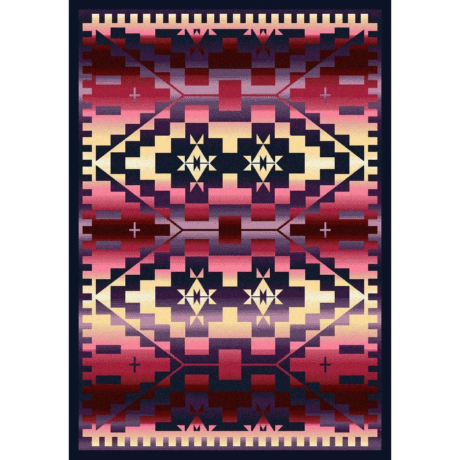 American Dakota Southwest Rainbow Blanket - Sunset