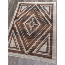 Load image into Gallery viewer, American Dakota Southwest Rim Shot Rug - Earthen