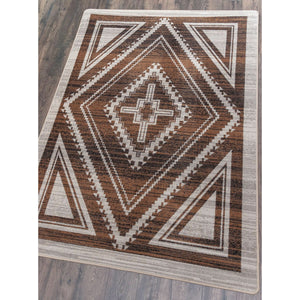 American Dakota Southwest Rim Shot Rug - Earthen