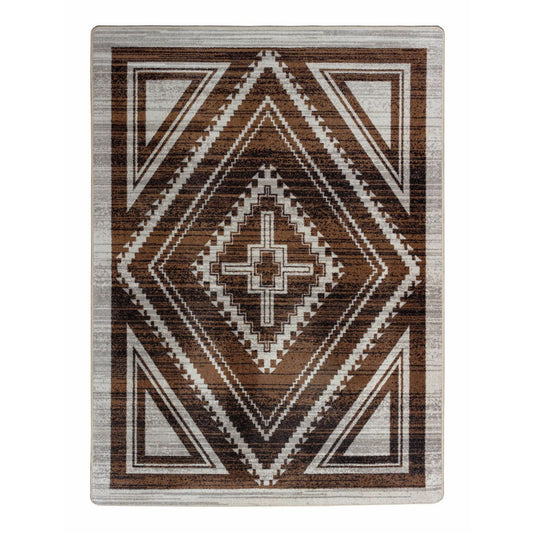 American Dakota Southwest Rim Shot Rug - Earthen