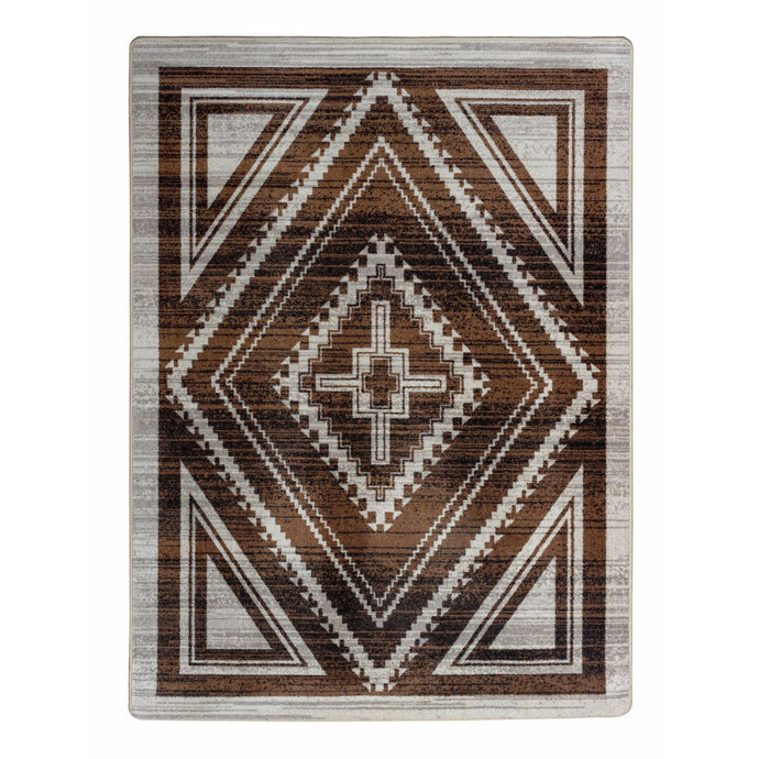 American Dakota Southwest Rim Shot Rug - Earthen