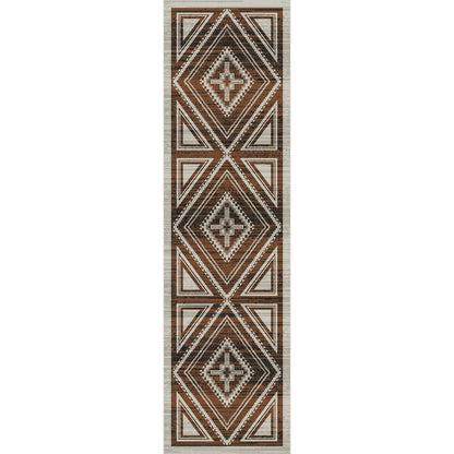 American Dakota Southwest Rim Shot Rug - Earthen