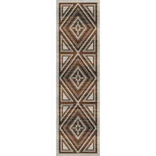 Load image into Gallery viewer, American Dakota Southwest Rim Shot Rug - Earthen