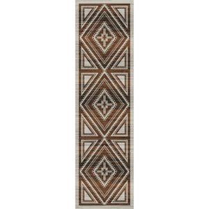American Dakota Southwest Rim Shot Rug - Earthen