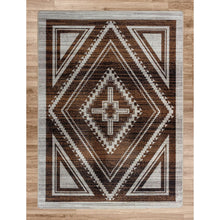 Load image into Gallery viewer, American Dakota Southwest Rim Shot Rug - Earthen