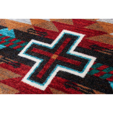 Load image into Gallery viewer, American Dakota Southwest Rustic Cross Rug - Electric