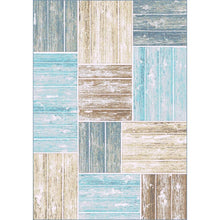Load image into Gallery viewer, American Dakota Coastal Salty Seas Rug - Aqua