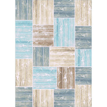 Load image into Gallery viewer, American Dakota Coastal Salty Seas Rug - Aqua