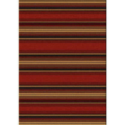 American Dakota Southwest Santa Fe Stripes Rug - Multi