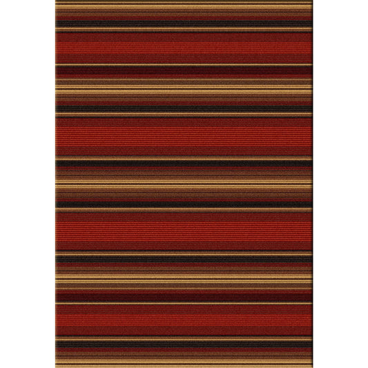 American Dakota Southwest Santa Fe Stripes Rug - Multi