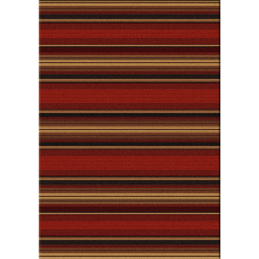 American Dakota Southwest SantaFe Stripes Rug - Multi