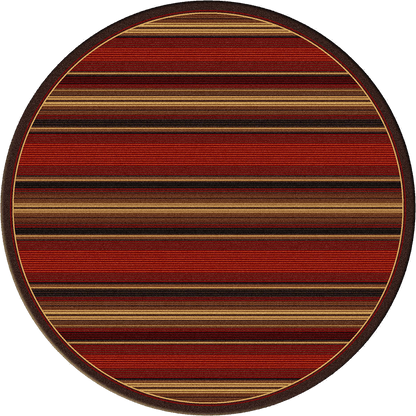 American Dakota Southwest Santa Fe Stripes Rug - Multi