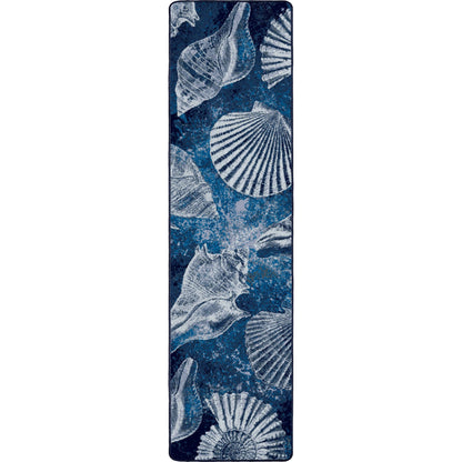 American Dakota Coastal Shell Island Rug - Ultramarine