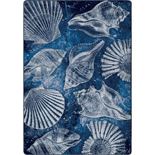 Load image into Gallery viewer, American Dakota Coastal Shell Island Rug - Ultramarine