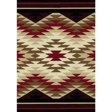 Load image into Gallery viewer, American Dakota Southwest Starburst Rug - Red