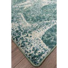 Load image into Gallery viewer, American Dakota Coastal Stargazing Rug - Aqua