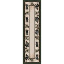 Load image into Gallery viewer, American Dakota Cabin Stoic Pines Rug - Forrest