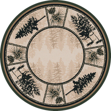 Load image into Gallery viewer, American Dakota Cabin Stoic Pines Rug - Forrest