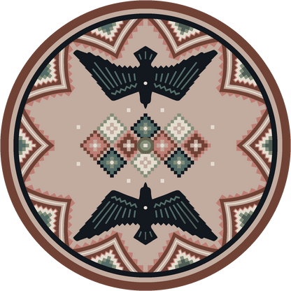 American Dakota Southwest Sunset Dance Rug - Multi
