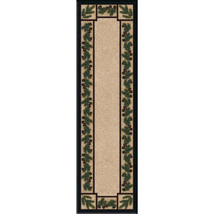 American Dakota Cabin Valley Forest Rug - Maize