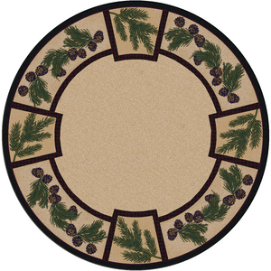 American Dakota Cabin Valley Forest Rug - Maize