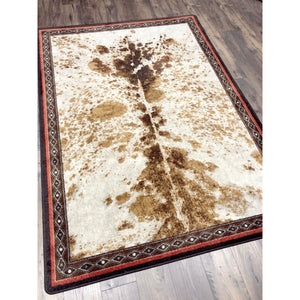 American Dakota Western Vaquero Rug - Spotted Brindle