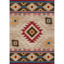 Load image into Gallery viewer, American Dakota Southwest Whiskey River Rug - Natural