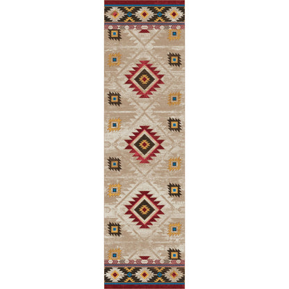 American Dakota Southwest Whiskey River Rug - Natural