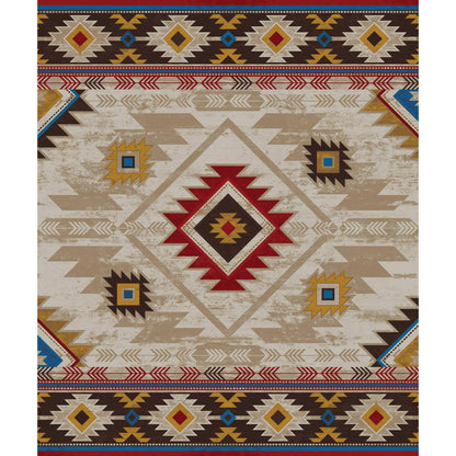 American Dakota Southwest Whiskey River Rug - Natural