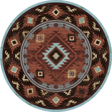 Load image into Gallery viewer, American Dakota Southwest Whiskey River Rug - Rust