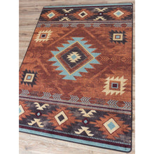 Load image into Gallery viewer, American Dakota Southwest Whiskey River Rug - Rust