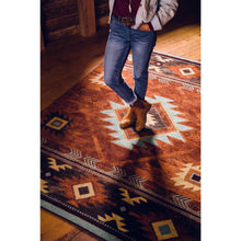 Load image into Gallery viewer, American Dakota Southwest Whiskey River Rug - Rust