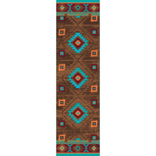 Load image into Gallery viewer, American Dakota Southwest Whiskey River Rug - Turquoise
