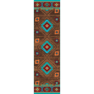 American Dakota Southwest Whiskey River Rug - Turquoise