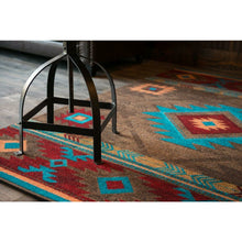 Load image into Gallery viewer, American Dakota Southwest Whiskey River Rug - Turquoise