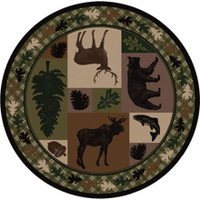 Load image into Gallery viewer, American Dakota Cabin Wildlife Retreat Rug