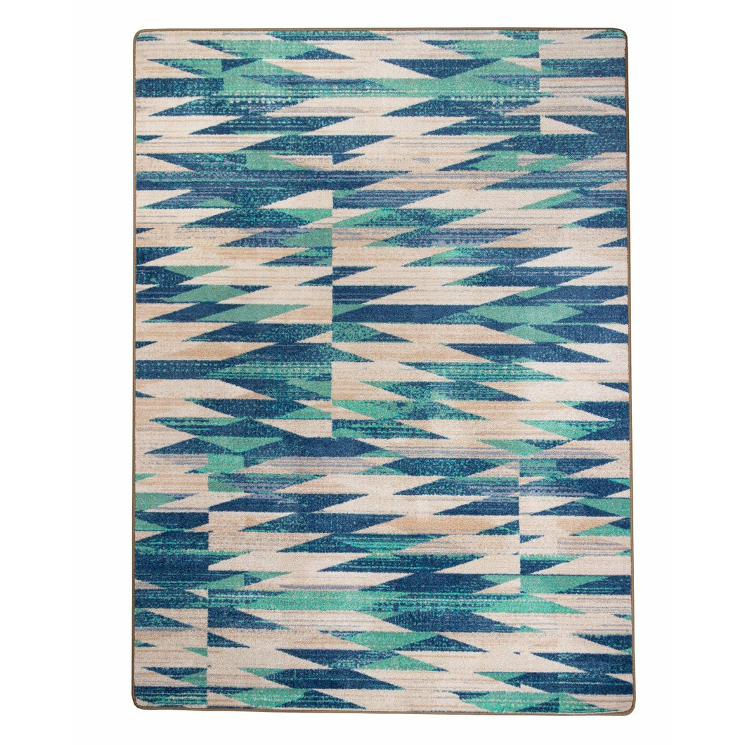 American Dakota Modern Drumbeat OKA Rug - Earth