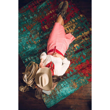 Load image into Gallery viewer, American Dakota Modern Forward Shift Rug - Turquoise