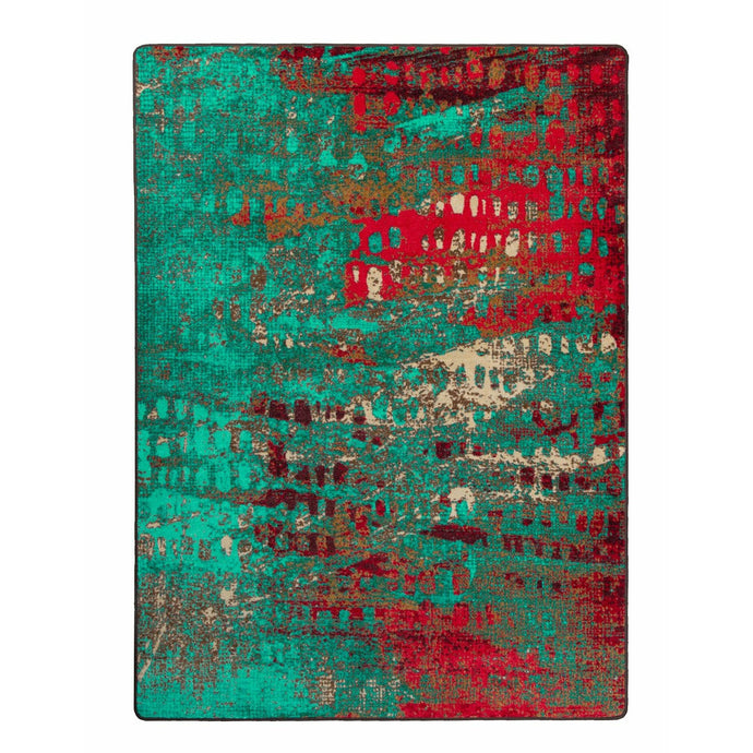 American Dakota Modern Forward Shift Rug - Turquoise