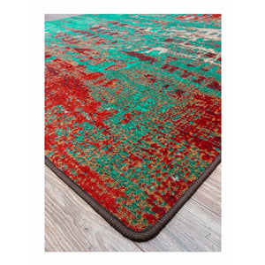 American Dakota Modern Forward Shift Rug - Turquoise