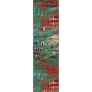 American Dakota Modern Forward Shift Rug - Turquoise