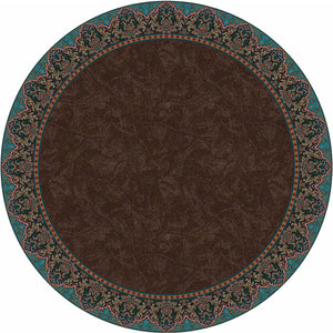 American Dakota Western Nubuck Rug - Dark Chocolate